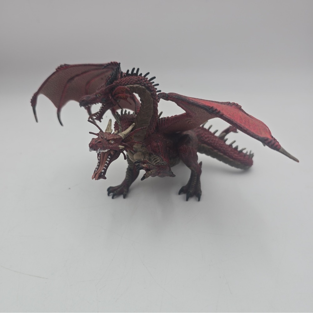 Red Fantasy Dragon Figurine with Wings 2005